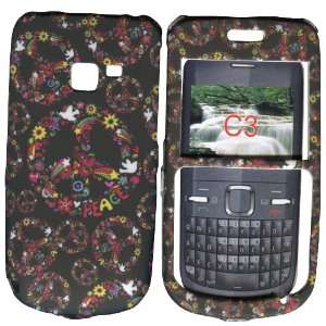  Nokia C3 AT&T Case Cover Hard Phone Cover Snap on Case Faceplates 