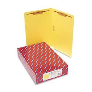 End Tab Folders, 3/4 Expansion, 2 Fasteners, Legal, Yellow, 50/Box 
