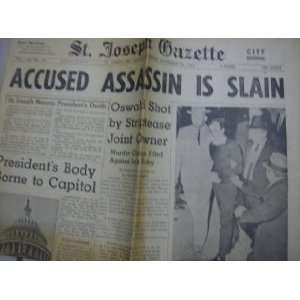   Historical Nespaper Issue, November 25, 1963. 