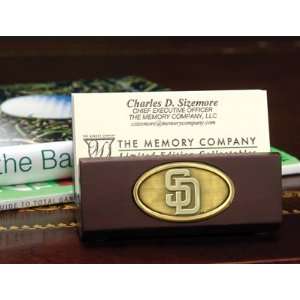 MLB San Diego Padres Baseball Business Card Holder 