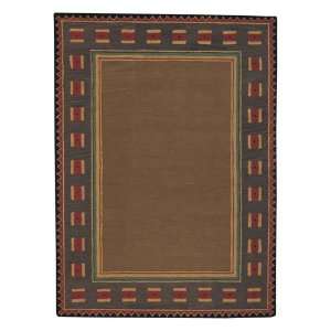  Castle Rock Brown Hand Tufted Wool Area Rug 7.00 x 9.00 