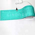 1X 85 Keys Portable Washable Flexible Full Size USB Silicon Keyboard 