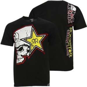 Metal Mulisha Rockstar Black Off the Books Premium T shirt (X Large 
