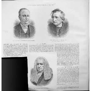  Portraits Brady, Rev Knox, Justice Pearson 1886