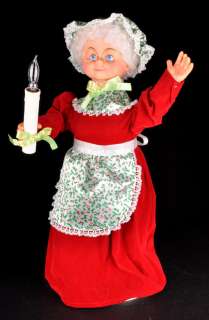 Animated Lighted Holiday Figure Rennoc 19 MRS CLAUS WAVES GOODBY 