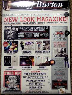 METAL HAMMER Magazine + CD CLIFF BURTON Last Day METALLICA Slipknot 