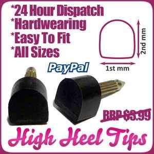   Shoe Tips   ALL SIZES AVAILABLE   Replacements Repair Stilettos  