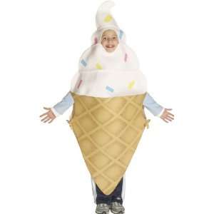   Childs Ice Cream Cone Funny Food Costume (Size 8 10) Toys & Games