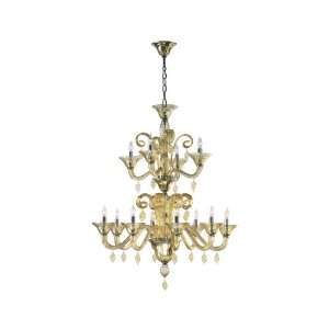   Treviso 42.5 Twelve Lamp Chandelier from the Treviso Collection Home