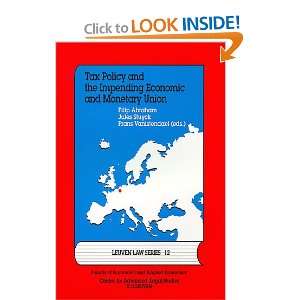  Tax Policy and the Impending Economic and Monetary Union 