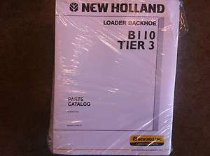 New Holland B110 Loader Backhoe Parts Catalog  