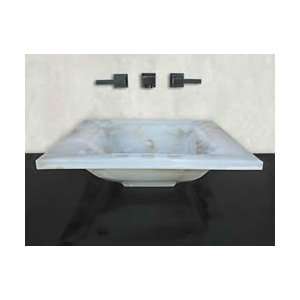   Montecito Stone Collection Avila Modern Sink  18.5L x 18.5W x 5H