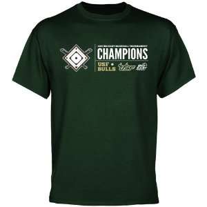   Big East Baseball Tournament Champions T shirt   Green Sports