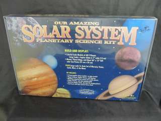 Amazing Solar System Planets Science Project Kit NIB  