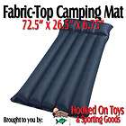 intex fabric top camping mat w built in headrest 72