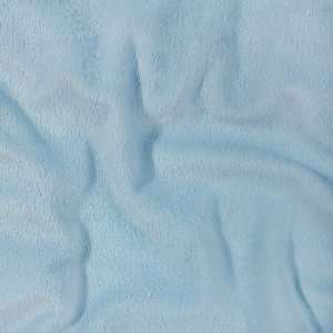  ABC Heavenly Soft Chamois/Chenille Crib Sheet   Blue 