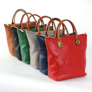 New 2012 Womens Best Quality Tote Shoulder Genuine Leather Handbag 