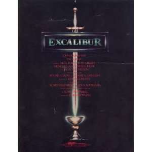 Excalibur Poster C 27x40 Robert Addie Keith Buckley Niall OBrien 