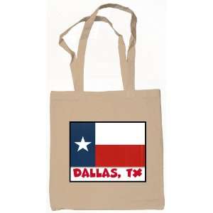  Dallas Texas Souvenir Tote Bag Natural 
