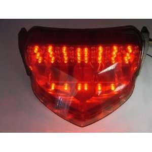  Smoke Motorcycle Integrated LED Tail Brake Stop Light with 