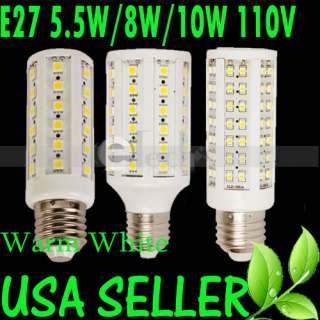   /8W/10W 110V SMD Warm White LED Corn Lamp Lighting Bulb Energy saving
