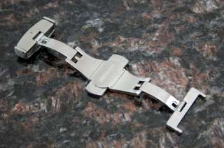 22MM Deployment Buckle Double Clasp BRUSHED Stainless Steel  