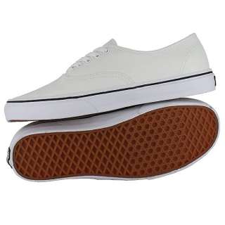 VANS CLASSIC AUTHENTIC LEATHER WHITE MENS US SIZE 7, WOMENS 8.5  