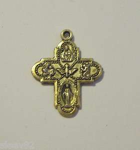   CROSS Sacred Heart Miraculous Medal St Joseph St. Christopher  