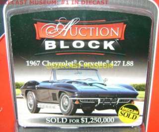 1967 67 CHEVY CORVETTE 427 L88 GREENLIGHT AUCTION 2010  
