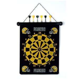  GREEN BAY PACKERS Magnetic DART BOARD SET with 6 Darts (15 