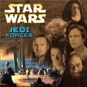  Star Wars Jedi Forces 2001 Calendar (9781558119772) Books