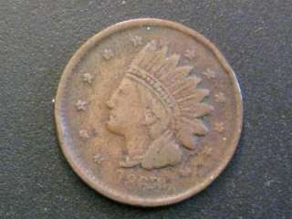 1863 Civil War Token. Not one Cent  