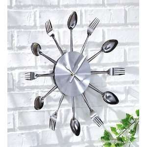  Silverware Utensils Kitchen Wall Clock 