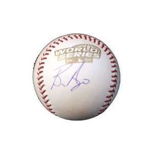  Bronson Arroyo Autographed / Signed 2004 World Series 