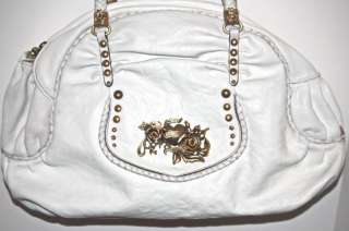 NWT rare Juicy Couture oversized white leather bag  