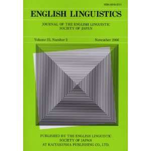   Linguistic Society of Japan (9784758919104) Mituaki yoneyama Books