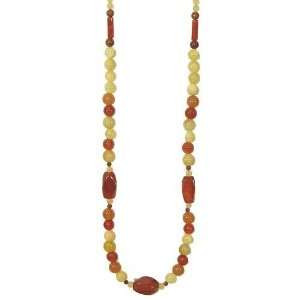  Sunrise Bead Necklace   20 Inch