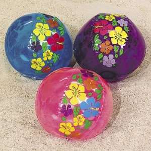   Hibiscus Beach Balls   Games & Activities & Inflates Toys & Games