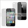 Anti glare Front+Back Full Body Screen Protector Cover for iPhone 4 