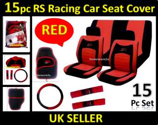 This Red and Black high quality car seat cover set is a brilliant set 