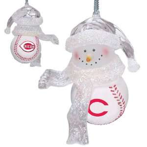  Cincinnati Reds Mlb Home Run Snowman Ornament (3) Sports 
