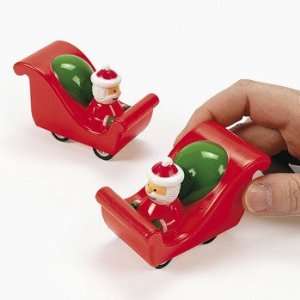  Santas Sleigh Pullback Racers   Novelty Toys & Vehicles 