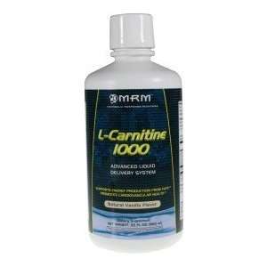  MRM L Carnitine 1000 Liquid Natural Vanilla 32 fl.oz 