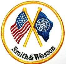 SMITH & WESSON S&W FIREARMS NOS FACTORY GUN FLAG PATCH  