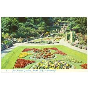   Italian Gardens, South Cliff, Scarborough England UK 