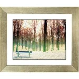  Bare Trees Silver Frame Giclee 24 Wide Wall Art