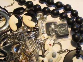 Vintage Junk Jewelry Craft Lot*Necklaces earrings +*lbs*Creative Reuse 
