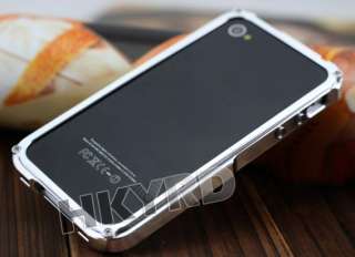 New Blade Metal Aluminum Bumper Case for iPhone 4 4G 4S Silver  