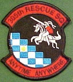 Air Force 305th Rescue Squadron Patch  