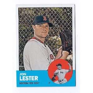  2012 Topps Heritage #76 Jon Lester Boston Red Sox Sports 
